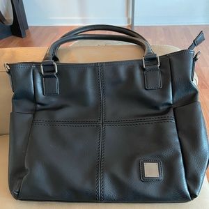 Women’s Black Faux Leather Handbag